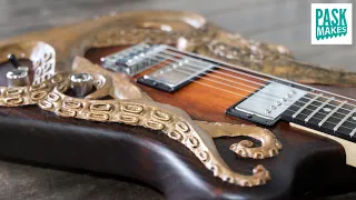 Making a Unique Guitar with Awesome Copper Tentacles?