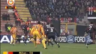 5/10 AC Milan - Galatasaray SK,2nd  Cl Group Stage, 1st Half