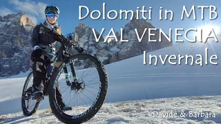 Dolomiti in MTB - Val Venegia in Invernale