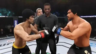 Bruce Lee vs. Vidyut Jamwal (EA sports UFC 2) - CPU vs. CPU - Crazy UFC 👊🤪