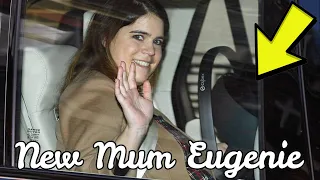 Glowing New Mother Princess Eugenie Leaves Hospital With Her Baby Son