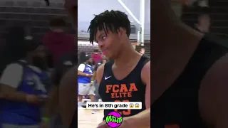 He is only in 8th grade🤯