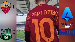 Live reaction all'Olimpico | ROMA-Sassuolo 1-0 | 29^ giornata di #seriea