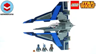 LEGO Star Wars 75316 Mandalorian Starfighter Speed Build