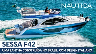 Teste Sessa F42: uma lancha construída no Brasil, com design italiano | NÁUTICA