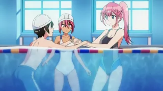 Mafuyu Sensei teaches Yuiga how to swim [kirisu mafuyu X Yuiga Moments] We Never Learn!