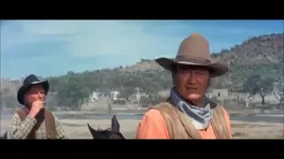 Pickup Truck Blooper in John Wayne Western "The Undefeated"