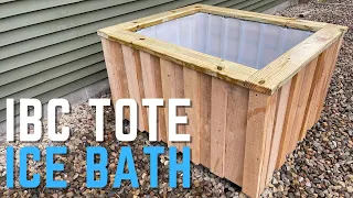 Transforming an IBC Tote into a Luxury Ice Bath - DIY Step by Step