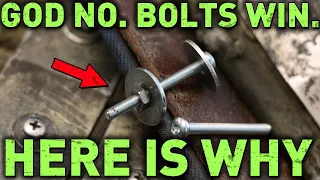 Are RIVETS better than BOLTS for post-apocalyptic costumes?