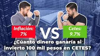 ¿Cuánto ganaría si invierto 100 mil pesos en Cetes? | Calculadora de cetes directo.