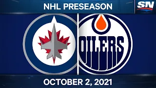 NHL Pre-Season Highlights | Jets vs Oilers – October 2nd, 2021