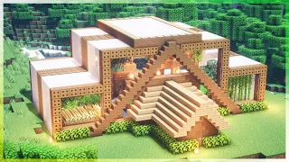 ⚒️ Minecraft: How to Build a Large Greenhouse 🌿