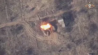 172 Lancet drone attacked enemy howitzer M777