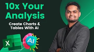 How to do Data Analysis in Excel with AI - Create Charts and Pivot tables | Be10x