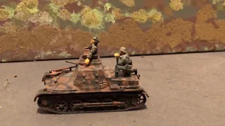 1/72 scale WW2 tank model 💥German Panzer I Command Tank🔥S-Models