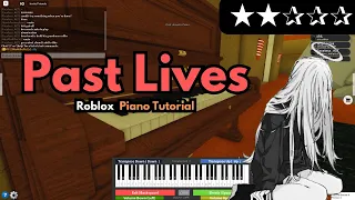 Børns - Past Lives (Intro) | EASY Roblox/Virtual Piano Tutorial