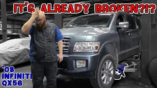 Shockingly CAR WIZARD's Infiniti QX56 is already broken?! Also which Wizard car is leaving the fleet