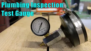 Plumbing Inspection Test Gauge