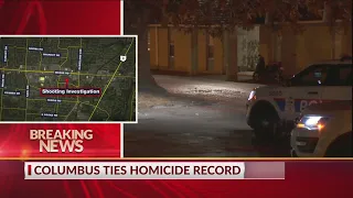 Columbus ties homicide record after fatal shooting on city's northeast side