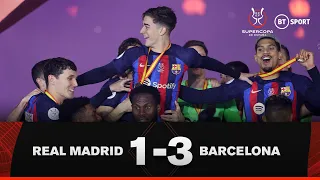 Real Madrid v Barcelona (1-3) | Gavi Stars In Xavi Revolution | Spanish Super Cup Final Highlights