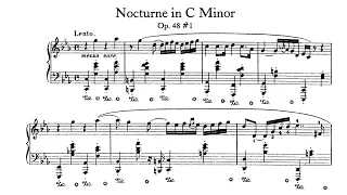 F. Chopin - Nocturne Op. 48 no. 1 in C minor