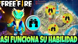 NUEVA MASCOTA DRAGÓN (DINOCULARES) COMO FUNCIONA SU HABILIDAD? FREE FIRE *ACTUALIZACIÓN*