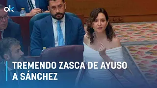 Zasca de Ayuso a Sánchez: "Illa tuvo 873 000 votos, yo 1,6 millones, así que menos lobos"