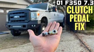 2001 F350 7.3 - Clutch Pedal Fix This is a MUST mod, Swivel Bushing - Rod fail Repair