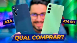 Galaxy A24 vs A14 5G: Qual vale mais a pena COMPRAR?