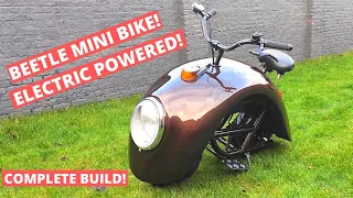 How to build a DIY electric mini bike with Volkswagen Beetle fenders - Volkspod