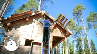 Project log cabin | Starting the roof