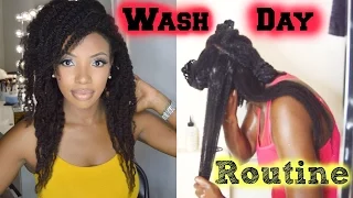 Wash Routine - Highly Requested Waist Length Natural Hair