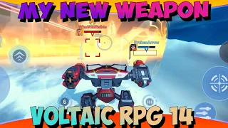 Mech Arena - OP Gameplay Walkthrough Part 187 - My NEW Weapon Voltaic RPG 14😎(iOS,Android)