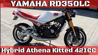 Yamaha RD350LC Hybrid Athena Kitted 421cc 2 stroke classic motorcycle