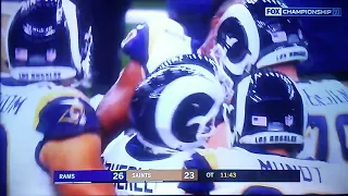 Rams game winning 57 yard field goal in NFC Championship