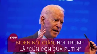 Cập nhật bầu cử Tổng thống Mỹ 2020: Biden nổi giận, nói Trump là "cún con của Putin" | VTC Now