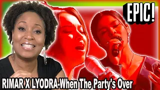 RIMAR X LYODRA - when the party's over (Billie Eilish) - GRAND FINAL - Indonesian Idol 2021-REACTION