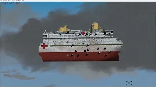 Floating Sandbox restoring HMHS Britannic