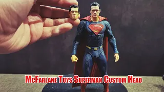 McFarlane Toys Justice league Superman Custom Head Sculpt (Henry Cavill)