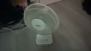 Helios 9 inch 35watt desk fan (after restoration)