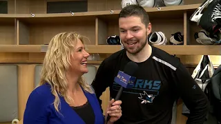 Melissa DiMarco Out There at the 2020 NHL All Star Game with San Jose Sharks Tomas Hertl