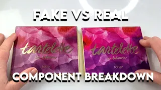 Fake Makeup | Fake VS Real TARTELETTE IN BLOOM Palette | Vlogmas 2022