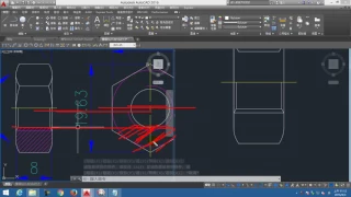 【AutoCAD 2016 2D教學】106 五金零件繪製螺帽NUT M10xP1 5