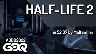 Half-Life 2 by Maltemller in 52:07 - AGDQ 2022 Online