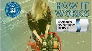 How the Toyota hybrid planetary gearbox works (P410) - Academic laboratory at PUT