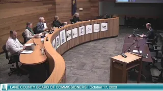 Board of Commissioners Morning Meeting: October 17, 2023