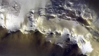 Korolev Crater, first image of Mars from ExoMars TGO (4K)