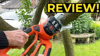 BLACK and DECKER Cordless Chainsaw / Branch Lopper Review!