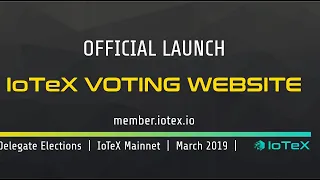 IoTeX AMA Livestream — Mar 1, 2019