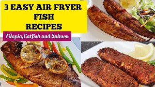 Air fryer Fried Fish 🐟 Recipes.  How to Cook Fish in The Air Fyrer  for a Healthy Dinner Meal